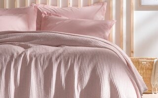 Yataş Bedding Octo Açık Pembe 185x230 cm Açık Pembe Nevresim Takımı kullananlar yorumlar